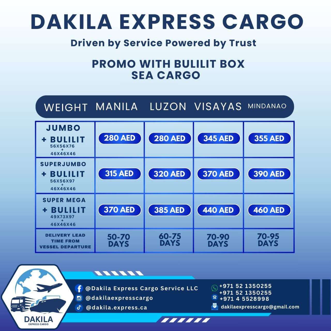 Dakila Express Cargo offer thumbnail 5